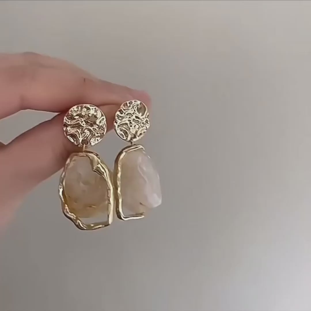 Amber Glow Earrings